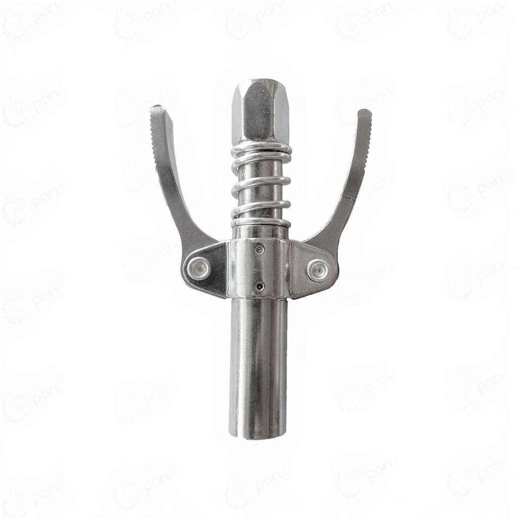 Hydraulic Grease Gun Coupler, Double Handle Quick Lock Release Grease, Rated 10,000 PSI, Compatible with All Grease Guns 1/8" NPT Fittings, German Technology