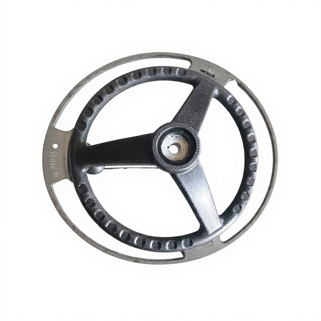 Sonalika Tractor Genuine Steering Wheel W.T. Hi Tech, Chabi Cut Type With Nob | 10081946AE