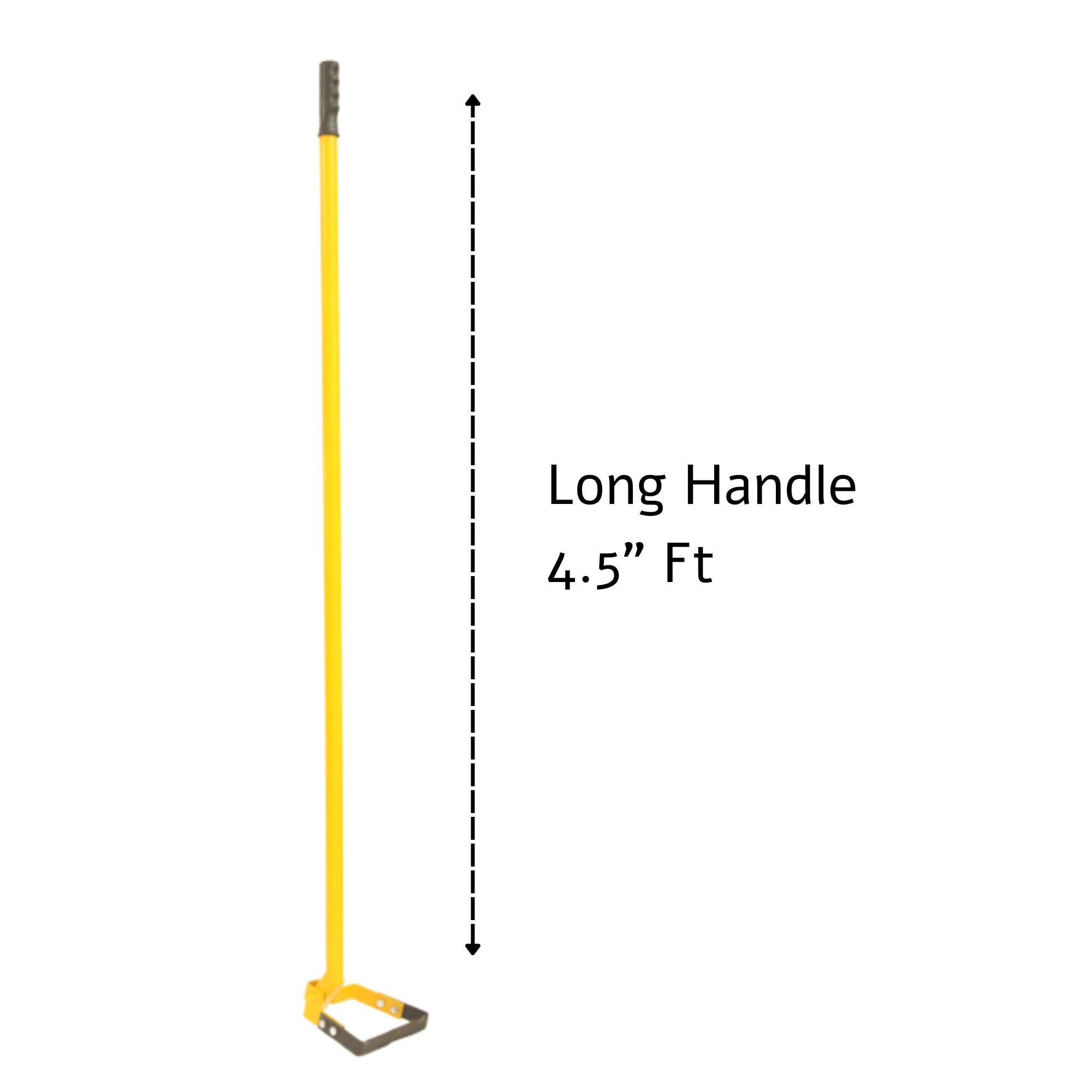 Yuvismart Weeder with Handle | Hand Weeder Tool with 4.5 feet Handle & 6.5 inch Blade Helps You Remove The Weed Easily | Weed Remover Tool - Image 6