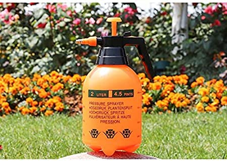 Sajag Garden Pump Pressure Sprayer Lawn Sprinkler Water Mister Spray Bottle for Herbicides, Pesticides, Fertilizers, Plants Flowers 2 Liter Capacity -Spray Bottle Plant Water | Lawn Sprinkler | Water Mister |(Multicolor)