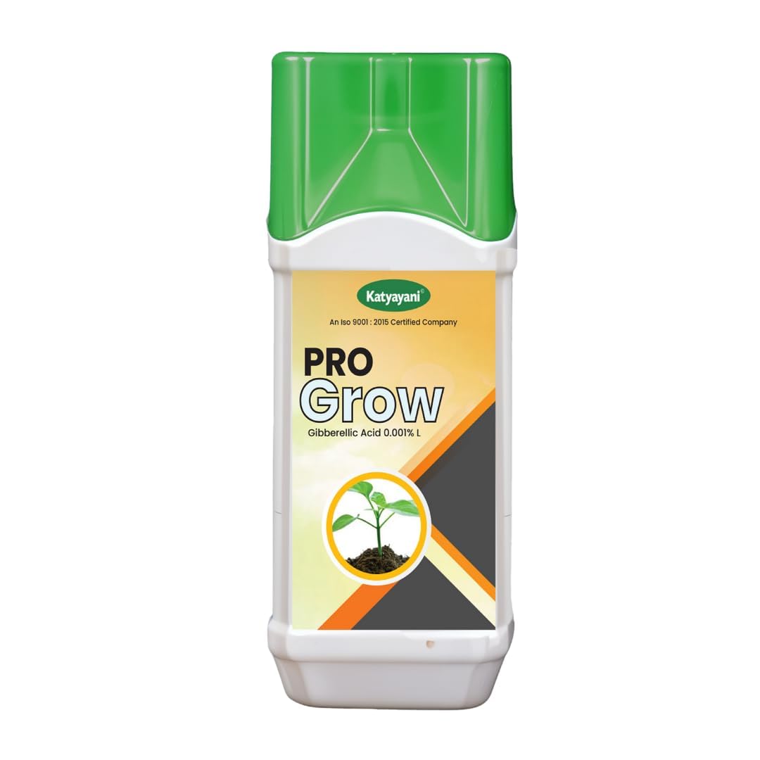 Katyayani Pro Grow Plant Growth Regulator | Gibberellic Acid 0.001% | Supports Seed Germination, Flowering & Fruiting | Helps Improve Crop Growth, Yield & Quality | 750ML (250ML X 3)