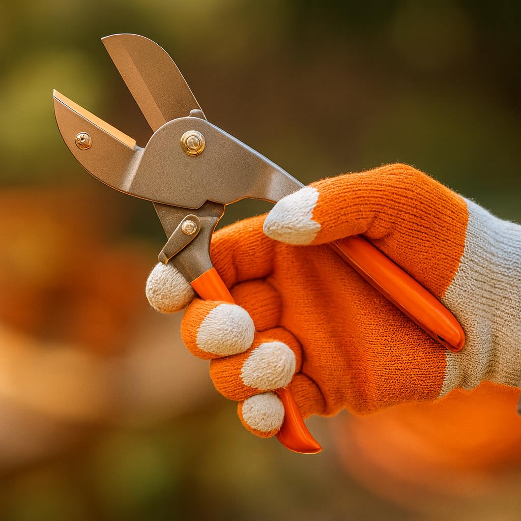 Trustbasket Premium Garden tool Royal cut Crum finish garden secateurs Pruning Shears, Pruner Less Effort Garden Clipper with Sharp Blade