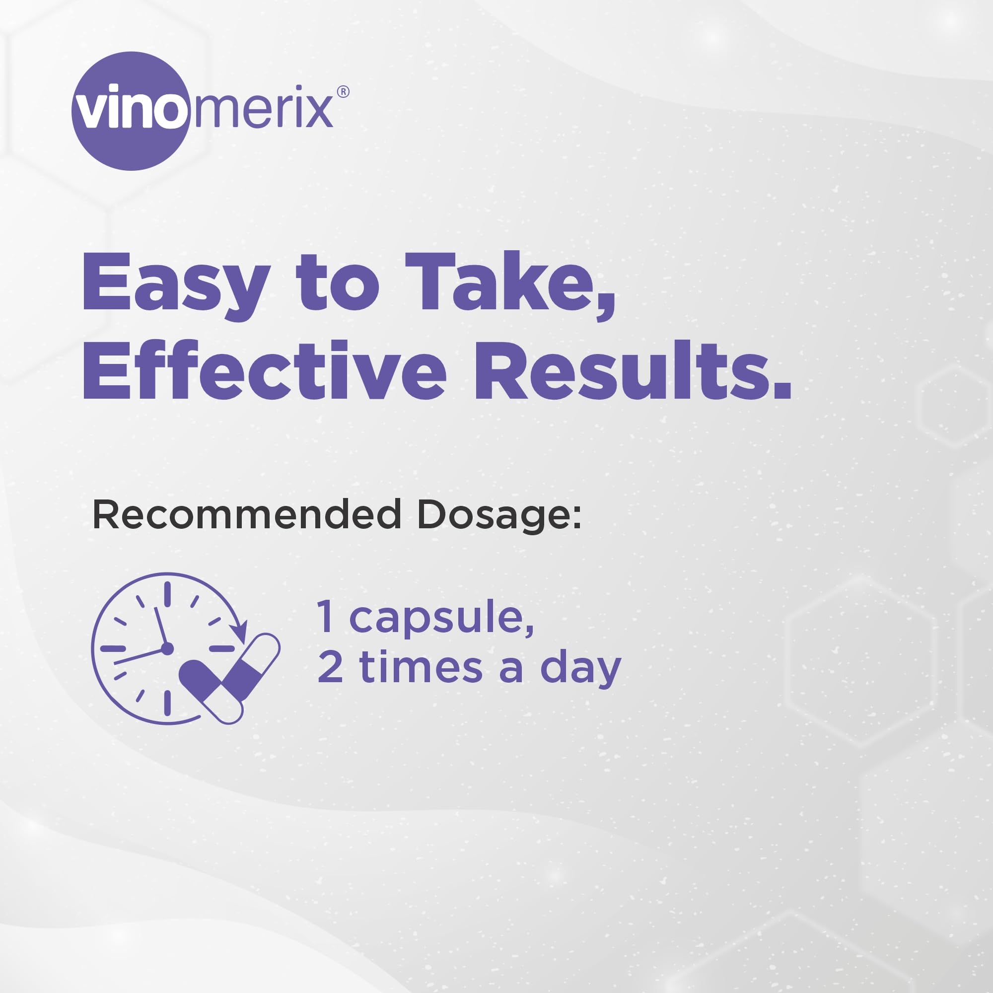 Vinomerix - Antioxidant, Grape seed extract | Helps in reducing blood pressure, oxidative stress and improve blood circulation | No Paraben | 600 mg - 60 Veg Capsules - Image 4