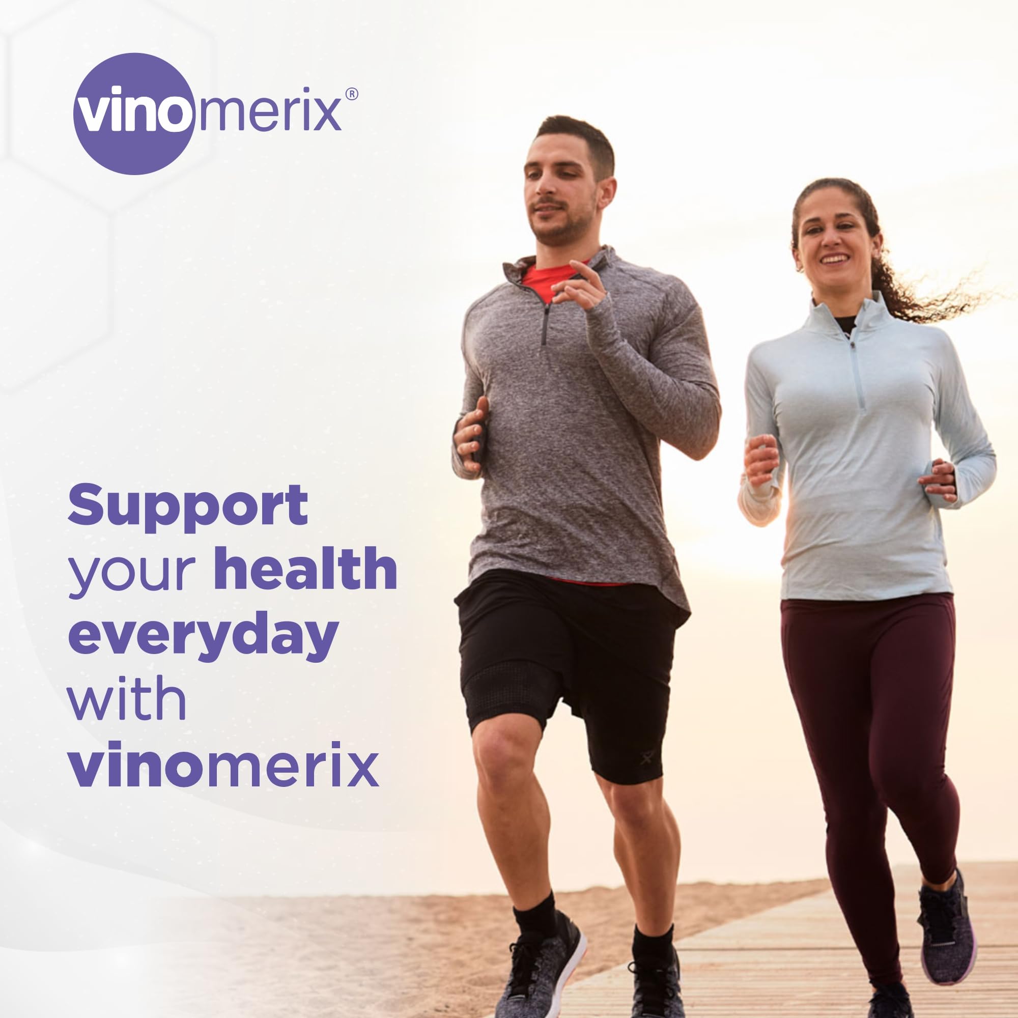 Vinomerix - Antioxidant, Grape seed extract | Helps in reducing blood pressure, oxidative stress and improve blood circulation | No Paraben | 600 mg - 60 Veg Capsules - Image 2