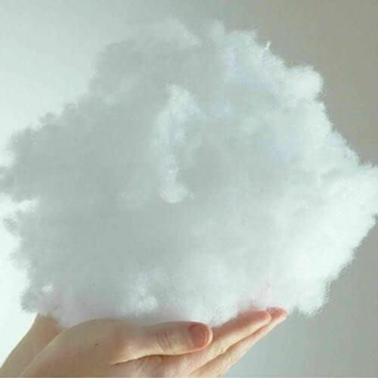 Soft Fiber 100gm | Racron Polyester Fibre Synthetic Cotton Filling for Cushion, Pillow, Teddy Bear, Toy Stuffing (100) - Image 3