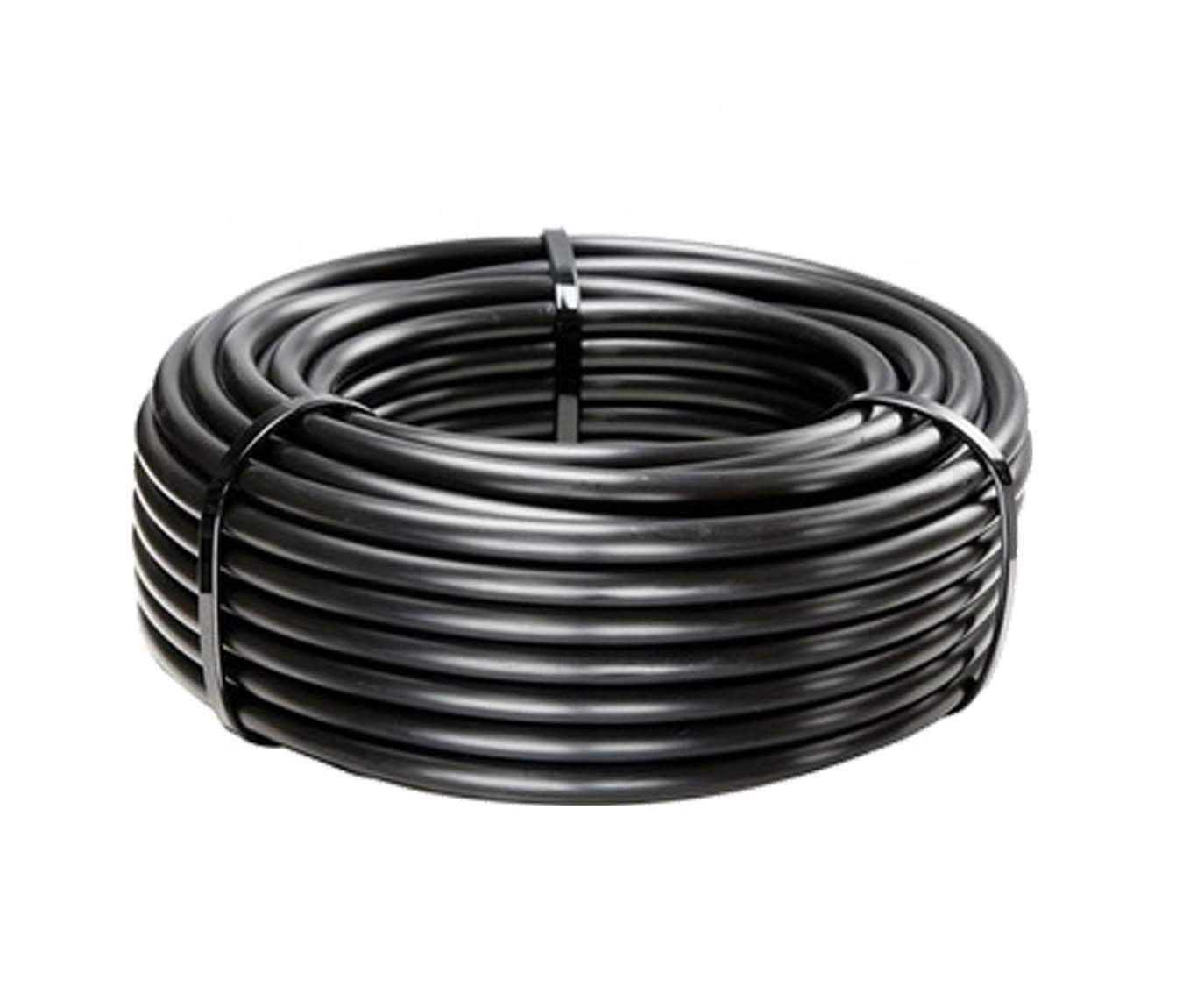 Pinolex Drip Irrigation 16 Mm Diameter Main Supply Line Pipe Roll Black Watering Hose Blank Distribution Gardening Purpose Plants Tree Tube Home Farming Accessories Pipes (50 Meters) Approx 328 Feet